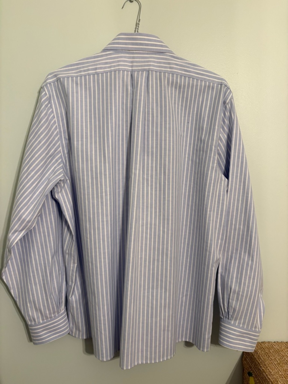 Brooks Brothers Men’s Button Down Dress Shirt XL Original Polo Shirt Blue Stripe - Picture 2 of 9